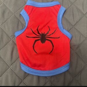 Spider Man & Batman dog shirts